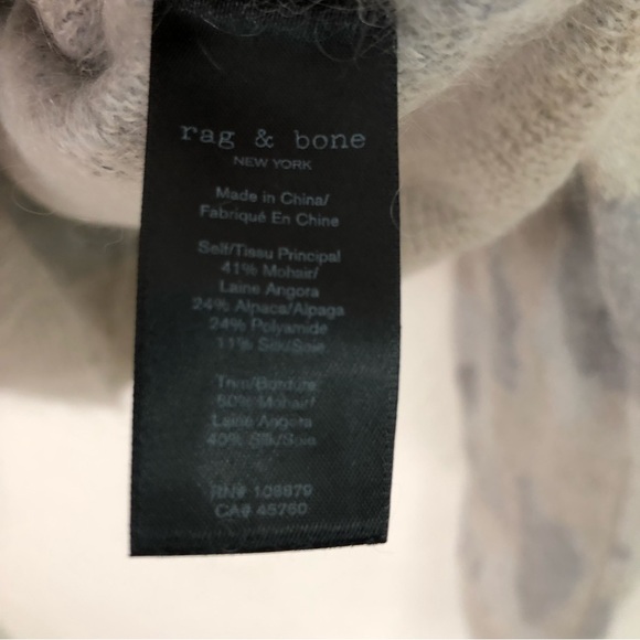 RAG AND BONE Leopard Print Sweater - Picture 5 of 10